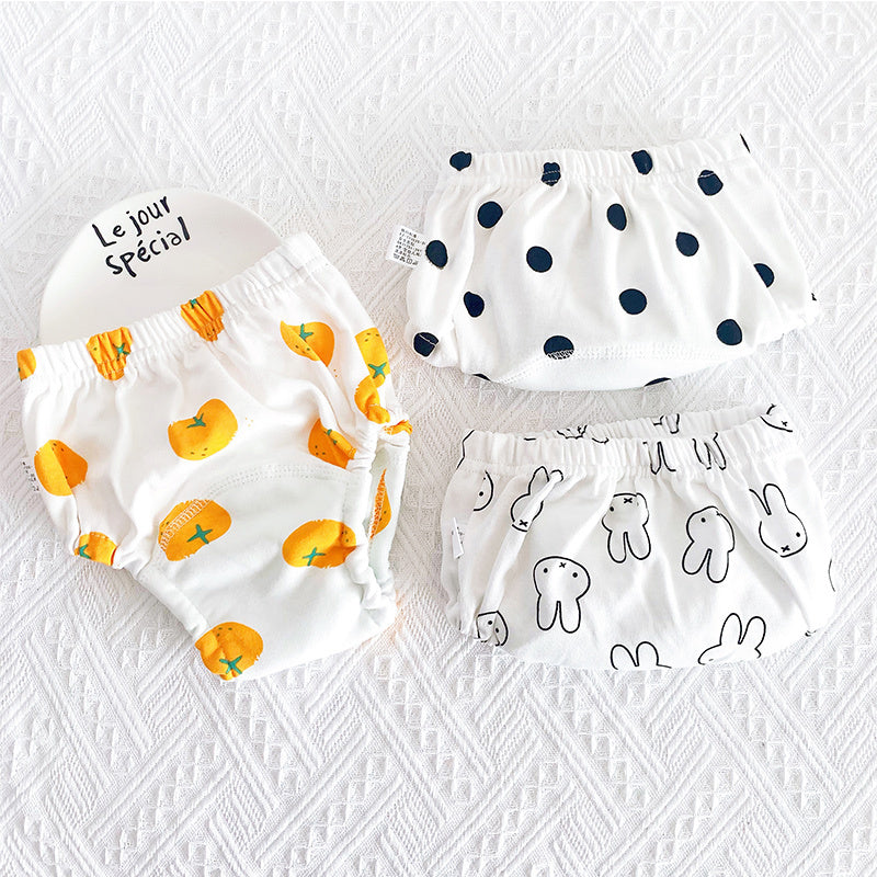 Baby's 6-layer Gauze Breathable Diaper Training Pants