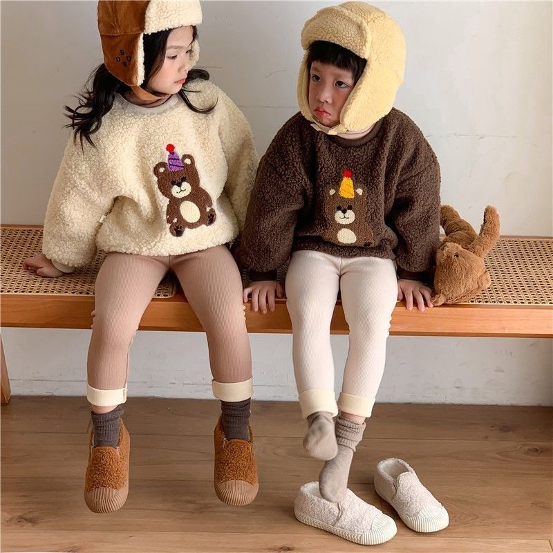 Girls Single-layer Fleece-lined