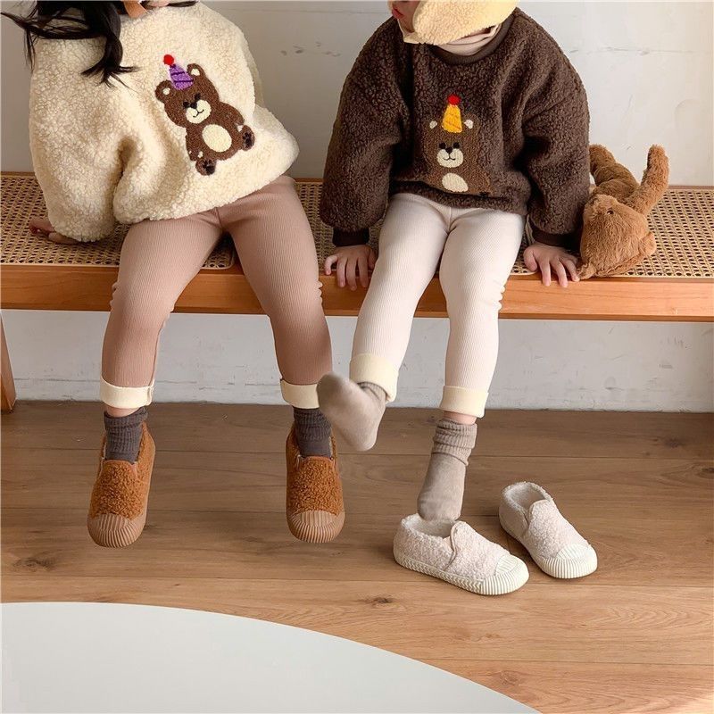 Girls Single-layer Fleece-lined