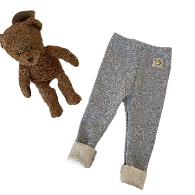 Girls Single-layer Fleece-lined