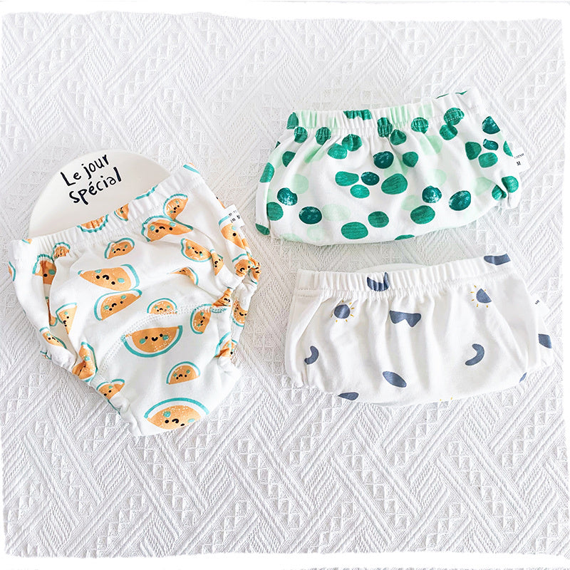 Baby's 6-layer Gauze Breathable Diaper Training Pants
