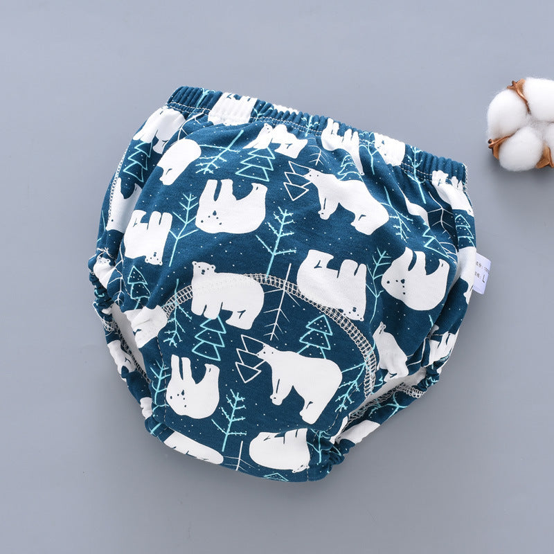 Baby Training Pants Washable 6-layer Gauze Diaper Cover