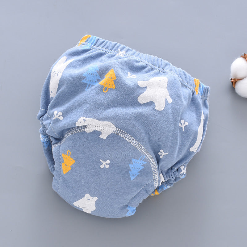 Baby Training Pants Washable 6-layer Gauze Diaper Cover