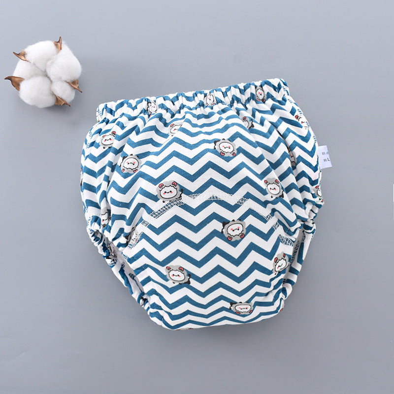 Baby Training Pants Washable 6-layer Gauze Diaper Cover