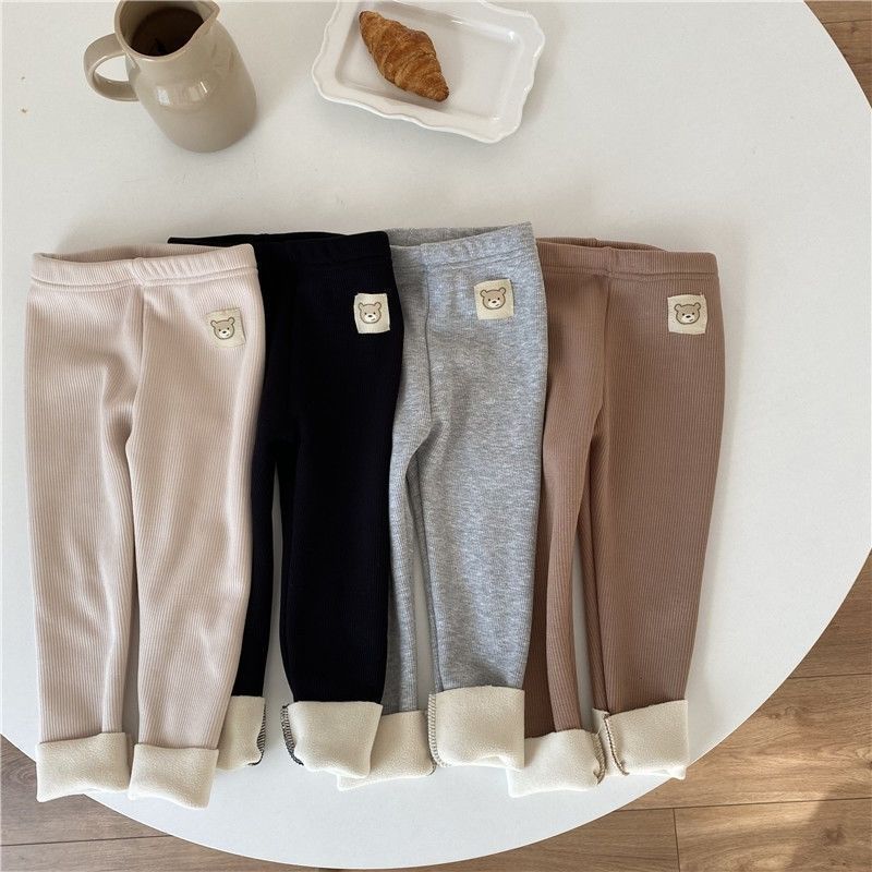 Girls Single-layer Fleece-lined