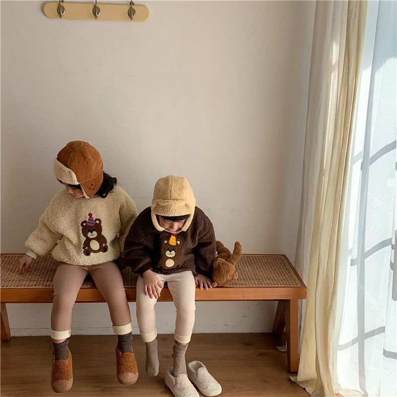 Girls Single-layer Fleece-lined