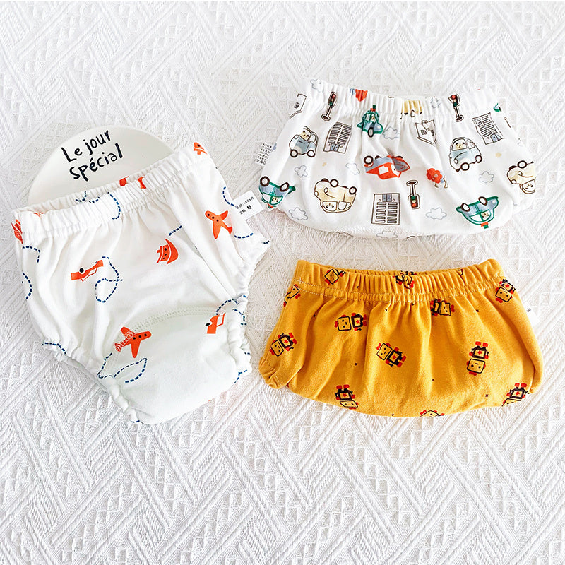 Baby's 6-layer Gauze Breathable Diaper Training Pants
