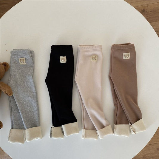 Girls Single-layer Fleece-lined